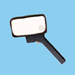 .gif of a 2x4 reading type magnifying glass