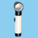 .gif of a hand-held illuminated magnifying glass with a reticle