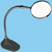 .gif of a 4" goosneck desk type magnifying glass