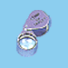 .gif of a selsi 10x achromatic triplet lens magnifying glass