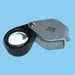 .gif of a selsi 20x folding magnifying glass