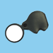 .gif of model SMG-003 1.75" pocket magnifying glass