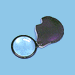 .gif of a pocket folding magnifying glass
