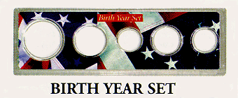 .gif of a 3x2 congratulations silver eagle dollar coin holder