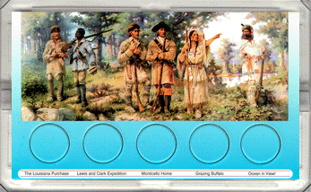 .gif of a nickel coin holder for the 2004 and 2005 commemorative jefferson nickels