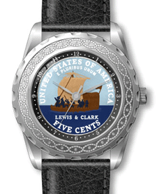 Commemorative Jefferson Woman's Wrist Watch .gif