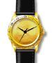 .gif of a woman's wristwatch with a ocean view design jefferson nickel in a gold plated case
