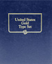 .gif of a Whitman Classic coin album #9170 Type Set album for United States Gold coins