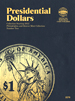 .gif of Whitman coin folder #2276 for "P" and "D" Mint Presidential dollars 2012 to 2016