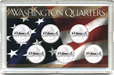 .gif of a H. E. Harris 3"x5" 6 coin Statehood quarter coin holder