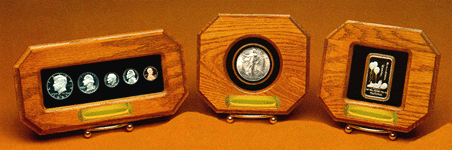 Year Set Coin Holder Champion Custom Oak C-135