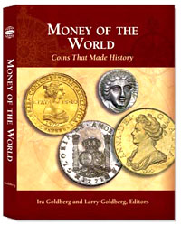 .gif of the Whitman book Coins of the World - Coins that made histoey by Ira and Larry Goldberg