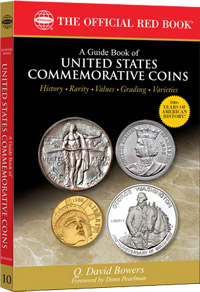.gif of the Whitman book - The Official Red Book - A Guide Book of U.S. Commemorative Coins by Q. David Bowers