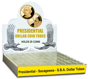.gif of a presidential dollar coin tube