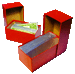 .gif of a 2" x 3" snap lock coin holder for the Montans statehood quarter