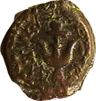 .gif of the reverse of a widow's mite ancient coin