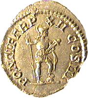 reverse .gif of ancient coin of Roman Emperor Caracalla