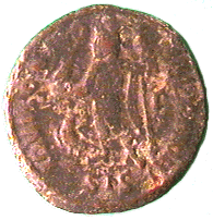 reverse .gif of ancient coin of Roman Emperor Licinius I