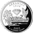 .gif of Arkansas statehood quarter