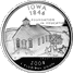 .gif of Iowa statehood quarter