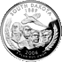 .gif of South Dakota statehood quarter