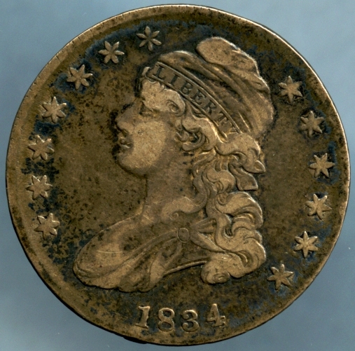 1834 Bust Half - Obverse - www.jakesmp.com