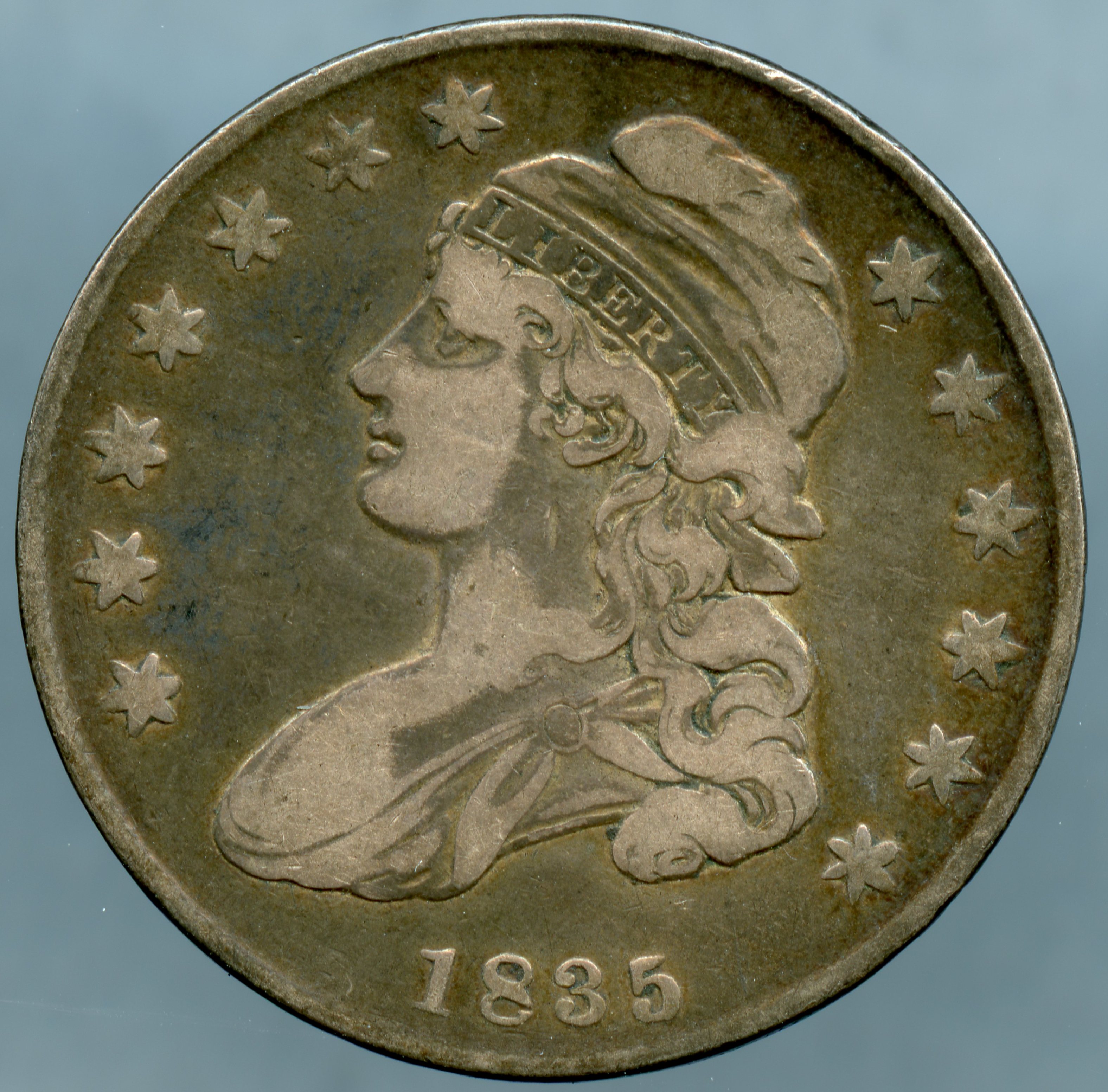 1835 Bust Half Dollar - Obverse - www.jakesmp.com