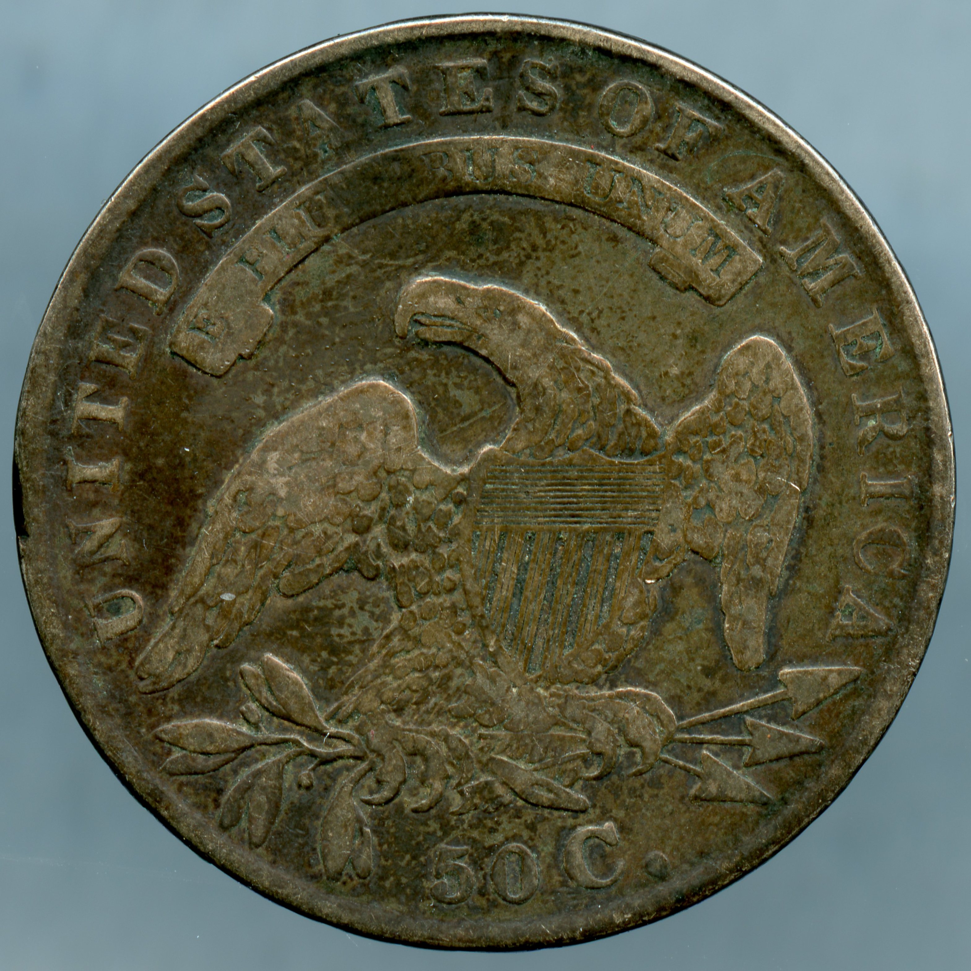 1835 Bust Half Dollar - Reverse - www.jakesmp.com
