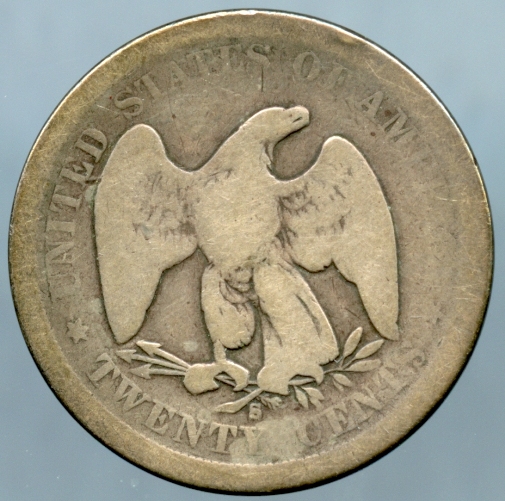 1875-S Twenty Cent Piece - Reverse - www.jakesmp.com