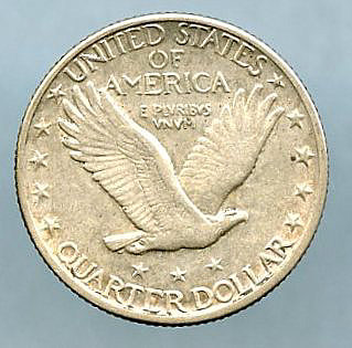 1918-D Standing Liberty Quarter - Reverse - www.jakesmp.com