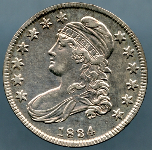 1834 Bust Half - Obverse - www.jakesmp.com