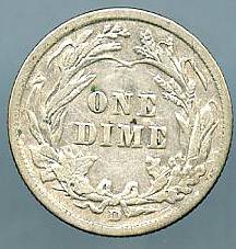 1914-D Barber Dime Reverse www.jakesmp.com