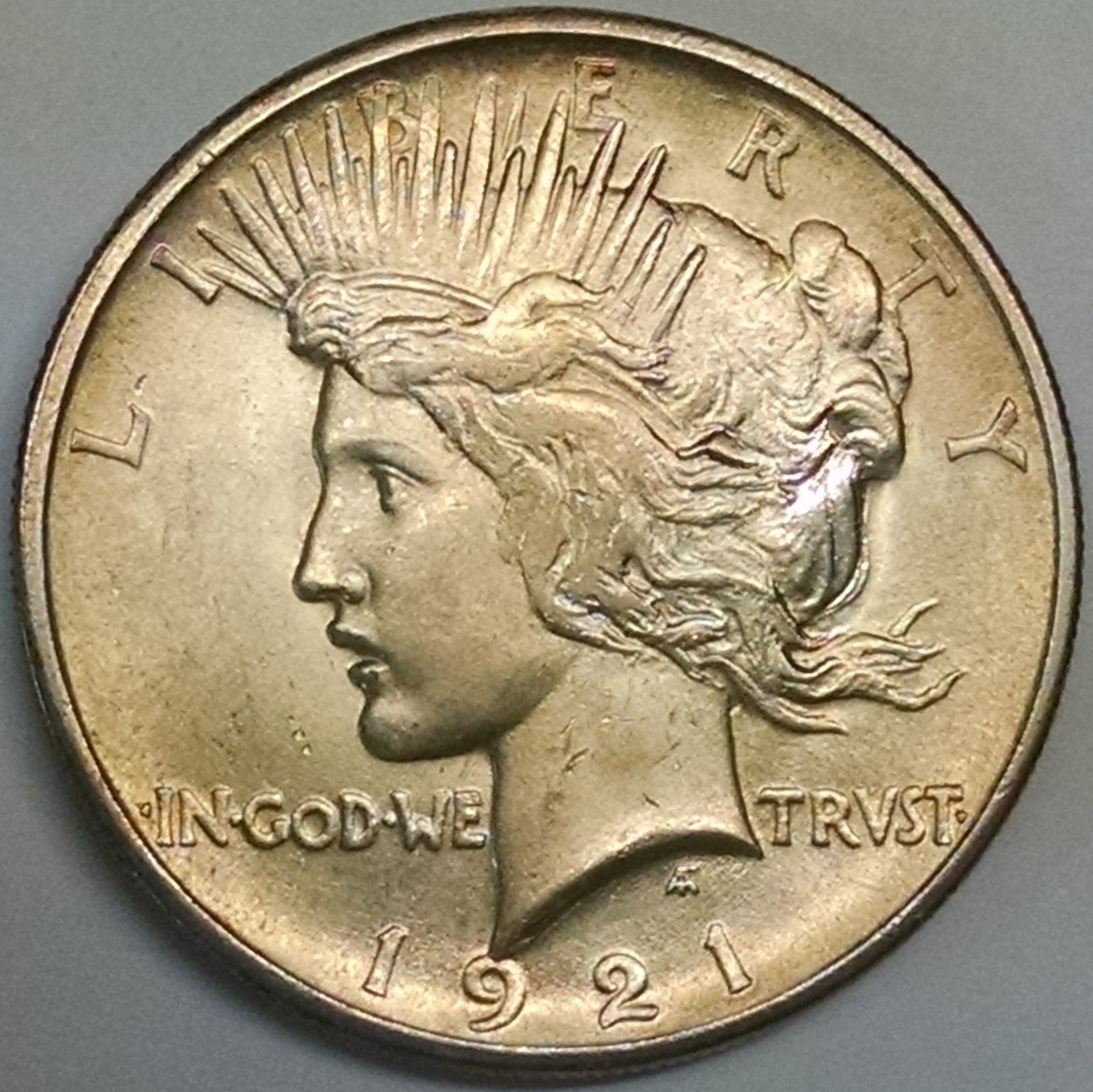 1921 Peace Dollar - Obverse - www.jakesmp.com