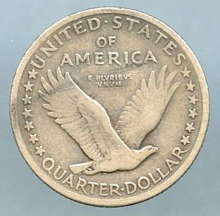1917 TY1 Liberty Standing Quarter - Reverse - www.jakesmp.com