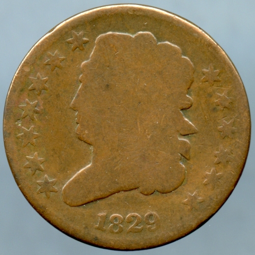 1829 Half Cent - Obverse - www.jakesmp.com