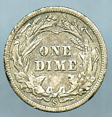 1905-S Barber Dime - Reverse - www.jakesmp.com
