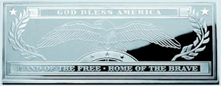 Freedom note rev. .gif on .999 silver bars, medallions & currency certificates page