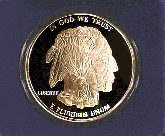 .999 Buffalo silver madallion .gif on .999 silver bars, medallions & currency certificates page