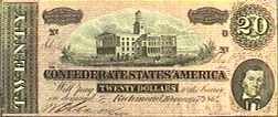 Confederate currency .gif on Jake's coin specials & assortments Confederate currency page