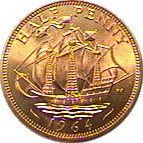 Brittish half cents .gif on Jake's coin specials & assortments Great Britain half cent page