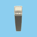.gif of electro-optix 4x illuminated magnifier with a 8x bifocal