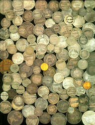.gif of Brunk's Merchant and privately cointermarked coins book