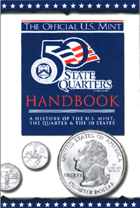 .gif of the book The official U.S. mint 50 state quarter handbook by Whitman